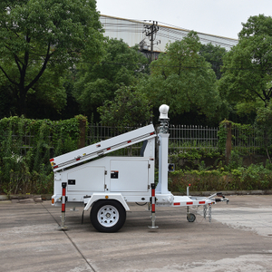 Mobile Solar CCTV -Systemkameras Anhänger Outdoor