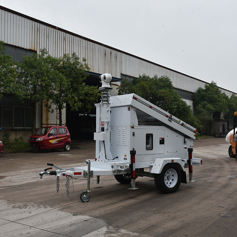 Mobile Solar CCTV -Systemkameras Anhänger Outdoor
